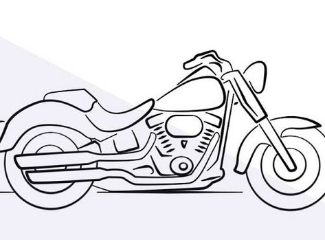 Motorbike Drawing, View Sketch, Sketch Simple, Simple Sketches, Motorbike Art, Sticker Tattoo, Bike Tattoos, Motorcycle Drawing, Tattoo Trend