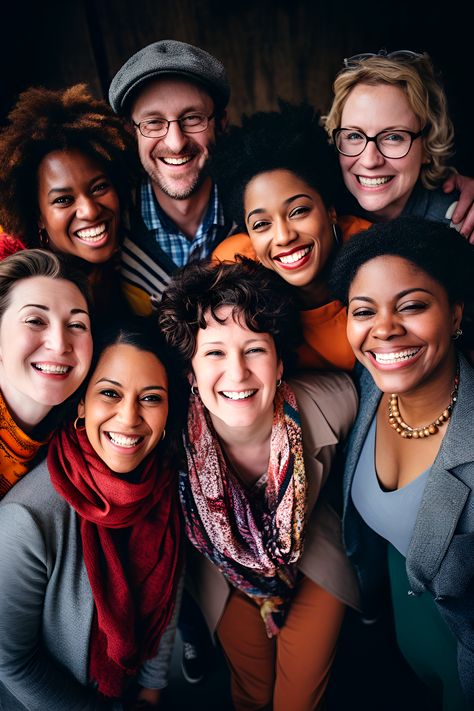 This heartwarming photograph captures the universal language of happiness and connection that transcends cultural differences. In a world filled with diversity, moments like these remind us of our shared humanity. Join us in celebrating unity and follow for more inspiring stories! #UnityInDiversity #SmilesOfTheWorld #OneWorldOneHeart #Photography #Portrait Cultural Diversity Photography, Community Photoshoot, Cultural Humility, Humanitarian Photography, Inclusion Quotes, Cultural Pictures, Racial Diversity, Ethnic Diversity, Celebrate Diversity