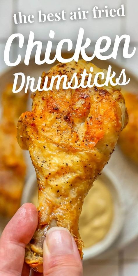 Air Fryer Chicken Drum Sticks, Nijia Foodie Chicken Recipes, Chicken Legs Marinade Air Fryer, Drum Sticks In Air Fryer, Chicken Drumsticks In Air Fryer, Best Air Fried Chicken, Drumsticks In Air Fryer, Air Fried Chicken Drumsticks, Air Fryer Chicken Leg Recipe