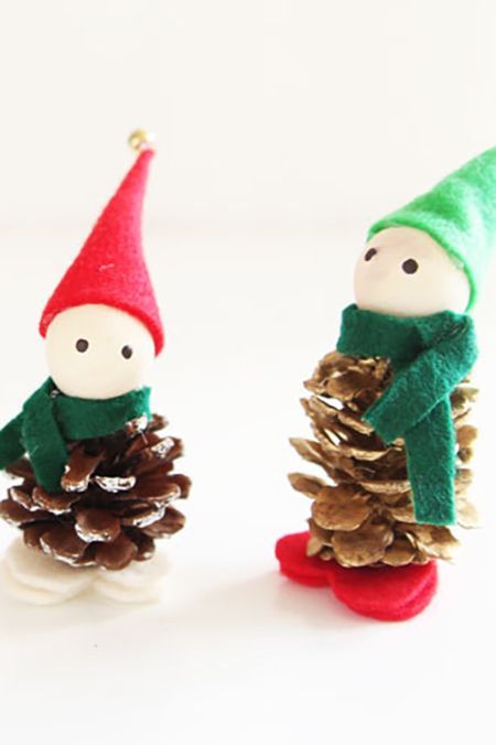 Pine Cone Crafts Christmas, Homemade Sprinkler, Pinecone Elves, Tomorrow Is Christmas, Easy Diy Christmas Crafts, Pinecone Owls, Pvc Crafts, Dollar Store Christmas Decor, Peace Christmas