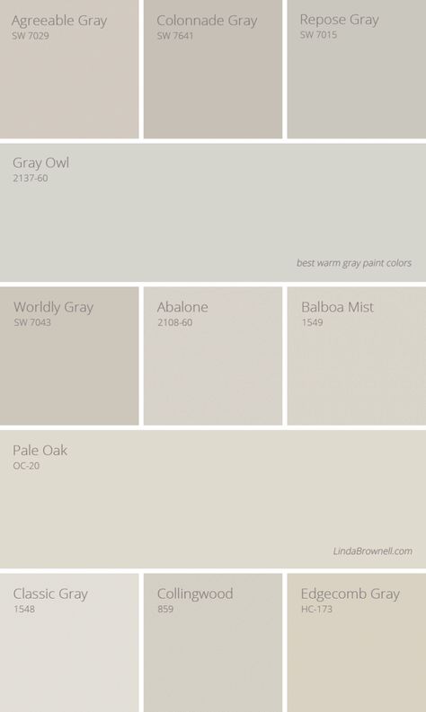 Farmhouse Paint Colors Interior, Farmhouse Exterior Colors, Warm Grey Paint Colors, Exterior Gray Paint, Warm Gray Paint, Room Wall Colors, Farmhouse Paint Colors, Farmhouse Paint, Pintura Exterior