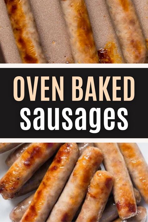 Wondering how to cook breakfast sausages in the oven for perfect perfect, juicy sausages every time? From how long to cooke sausages in the oven for, to the best sausages to use in your favorite sausage recipes, this weeks post will show you how to cook sausage links to perfection. Never have a soggy sausage again, get the recipe HERE! Microwave Sausage, Cooking Breakfast Sausage In The Oven, How To Cook Breakfast Sausage In Oven, Sausage Links In Oven, Sausages In Oven, How To Cook Sausage Links, Sausage In The Oven, Breakfast Sausage In Oven, Breakfast Sausage Links