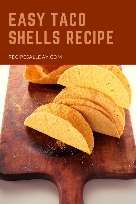 Kos, Tacos Shells Homemade, How To Make Mexican Tacos, Corn Shell Recipe, Tacos Dough Recipe, Diy Taco Shells Homemade, How To Make Taco Shells Homemade, Homemade Crunchy Taco Shells, Homemade Taco Shells From Scratch