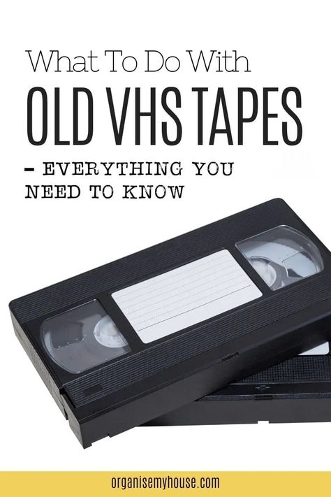 Upcycle Vhs Tapes, Photo Preservation, Photo Organization Storage, Digital Photo Organization, Preserving Photos, Photo Organizing, Vcr Tapes, Ipad Computer, Vhs Player