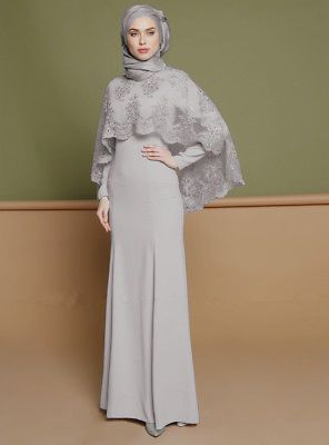 Picture 2 of 7 Hijab Gown, Hijab Dress Party, Moslem Fashion, Modest Evening Dress, Kebaya Dress, Muslimah Dress, Islamic Dress, Dress Muslim, Mode Abaya