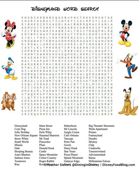 Here’s A FREE Printable Disneyland Word Search for Some At-Home Fun! Word Search Disney, Disney Word Search Free Printable, Disneyland Worksheets, Disney Word Search Printables, Word Search Aesthetic, Disney Word Search, Disney Movie Marathon, Disneyland Main Street, Disney Activities