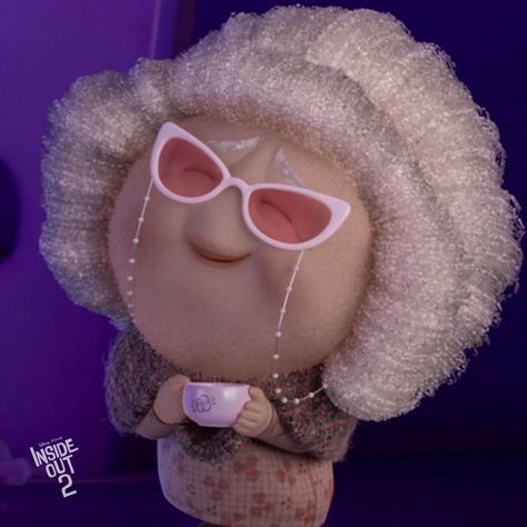 Ah, the good ol' days...👵💭 See June Squibb as Nostalgia in #InsideOut2! | אינסטגרם 3d Wallpaper Cute, Inside Out Emotions, Movie Inside Out, Alternative Disney Princesses, Inside Out Characters, Funny Content, Nostalgia Aesthetic, Disney Inside Out, Inside Out 2