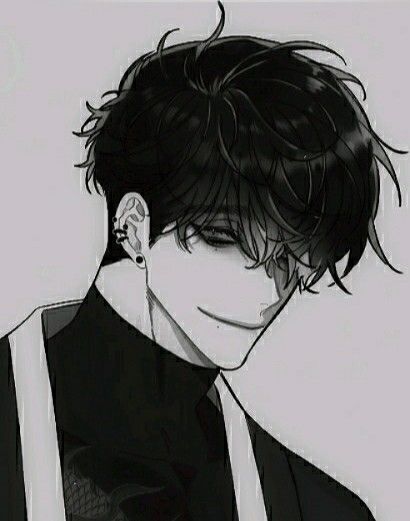 Anime Guy Glasses Black Hair, Hooded Guy Art, Anime Guy With Hair Covering Eyes, Werewolf Man Art, Black Hair Yellow Eyes Anime Guy, Anime Guy With Long Black Hair, Anime Men With Black Hair, Zombie Anime Boy, Tired Oc Male