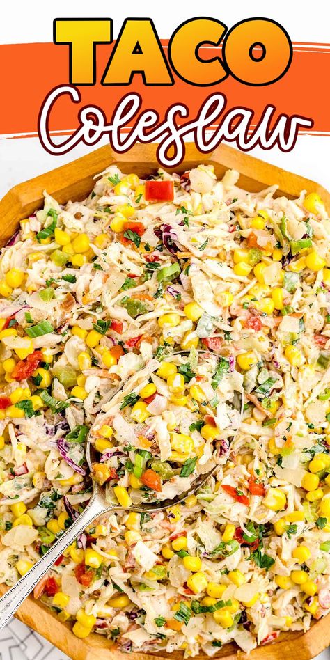 Southwestern Coleslaw Recipe, Taco Coleslaw, Mexican Coleslaw Recipe, Cabbage Slaw For Tacos, Slaw For Tacos, Mexican Coleslaw, Lime Slaw, Cilantro Lime Slaw, Easy Coleslaw