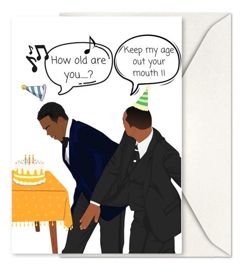 Will Smith Chris Rock, Rock Meme, Happy Birthday Wishes Pics, Birthday Wishes Pics, Chris Rock, Feeling Appreciated, Funny Birthday Card, Happy Birthday Messages, Birthday Cards For Men