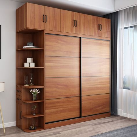 Modern Bedroom Wardrobe, Bedroom Wardrobe Ideas, Sliding Door Wardrobe Designs, Wooden Wardrobe Design, Bedroom Wardrobe Design, Almirah Designs, Wooden Closet, Wooden Cupboard, Modern Cupboard Design