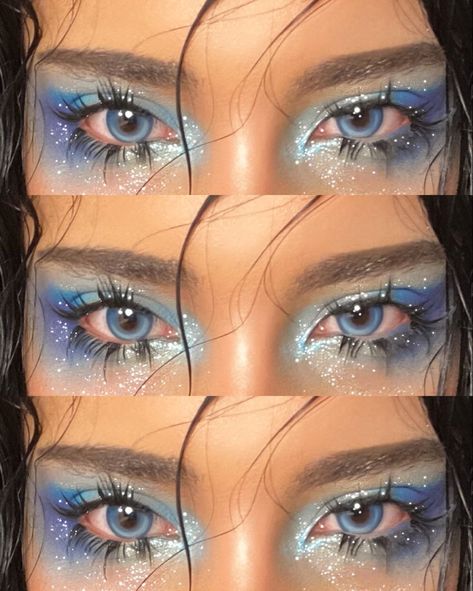 Smink Inspiration, Ethereal Makeup, Makijaż Smokey Eye, Fairy Makeup, Dope Makeup, Mermaid Makeup, Creative Eye Makeup, Makeup Hacks, Eye Makeup Art