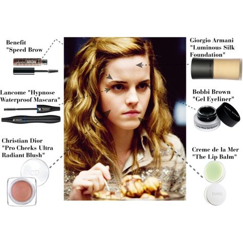 A fashion look from July 2011 Emma Watson Makeup Looks, Hermoine Granger Makeup, How To Look Like Emma Watson, Emma Watson Makeup Tutorial, Hermione Granger Makeup Tutorial, Hermione Makeup, Hermione Granger Makeup, Hermione Granger Hairstyles, Emma Watson Outfit