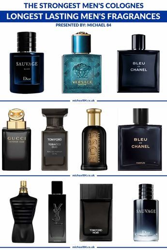 Long Lasting Aftershave - The Strongest Men's Fragrances With The Best Longevity | Michael 84 Fragrance For Men Perfume, Men’s Cologne, Best Long Lasting Perfume, Best Cologne For Men, Fragrances Perfume Men, Colognes For Men, Perfume Men, Cologne Collection, Best Mens Cologne