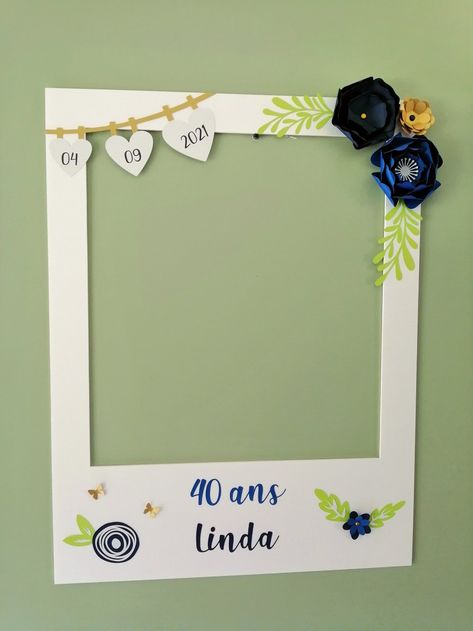 Cadre Photo Booth, Picture Booth, Diy Photo Booth, Decoration Photo, White Party, Diy Photo, 21st Birthday, My Flower, Photo Booth