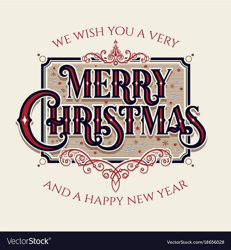 Merry Christmas And A Happy New Year, We Wish You A Merry Christmas, Christmas Logo Design, Happy New Year Calligraphy, Christmas Fonts Alphabet, Xmas Stickers, Happy New Year Signs, Merry Christmas Lettering, Happy New Year Letter