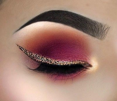 Tumblr Tattoo, Dark Painting, Peach And Gold, Gold Eye Makeup, Girls Heart, Unique Makeup, Beautiful Eye Makeup, Natasha Denona, Pink Eyeshadow