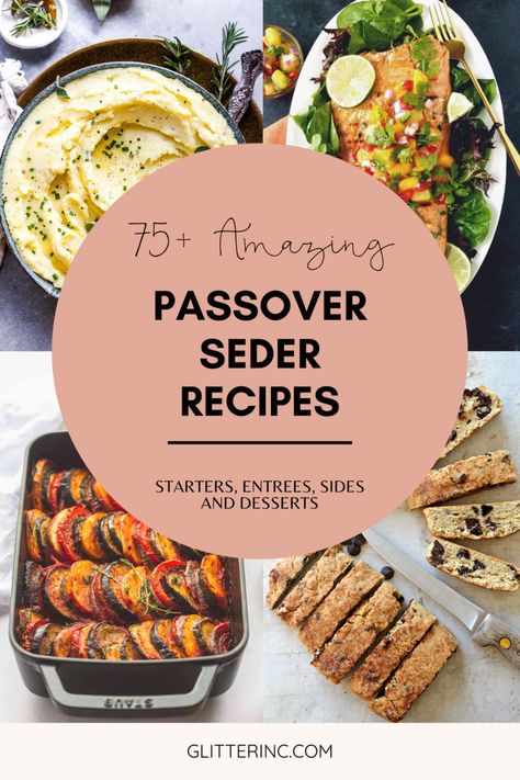 Essen, Passover Recipes Dinner, Passover Recipes Seder, Seder Dinner, Passover Dinner, Shabbat Recipes, Seder Meal, Jewish Holiday Recipes, Jewish Cuisine