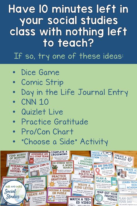 Creative Social Studies Teaching Strategies - Mr and Mrs Social Studies Social Studies Assessment Ideas, Social Studies Stations, Social Studies Strategies, Fifth Grade Social Studies, Grade 6 Social Studies, 8th Grade Social Studies, Social Studies Teaching Strategies, Teaching Social Studies Middle School, Social Studies Activities Middle School