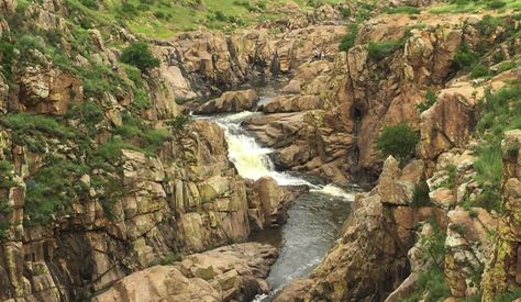 Oklahoma Waterfalls, Wichita Mountains, Nature Destinations, Mountain Waterfall, Family Hiking, Travel Oklahoma, Waterfall Hikes, Mountain Trails, Beautiful Waterfalls