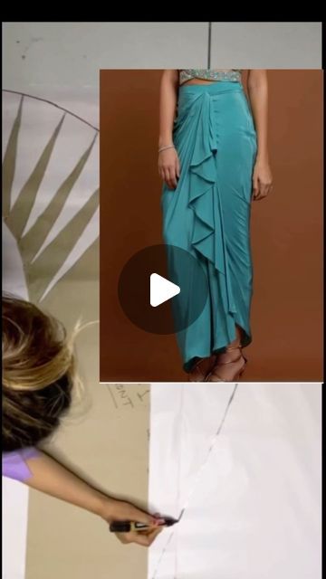 Drapping Skirt Dress Ideas, Draping Skirt Design, Draping Skirts, Draping Skirt Pattern, Drafting Dress Patterns, Drape Skirt Pattern Tutorials, Draped Skirt Outfit, Drafting Skirt, Drapped Skirt