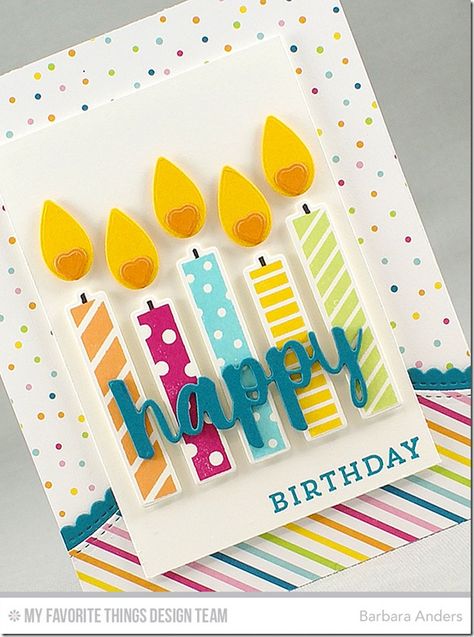 Birthday Candle Card, Idee Cricut, Birthday Cards For Boyfriend, Candle Cards, Bday Cards, 카드 디자인, Kids Birthday Cards, Birthday Cards Diy, Handmade Greetings