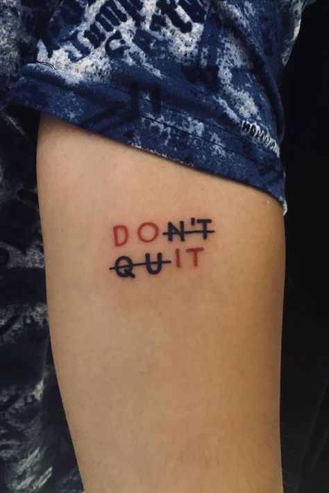 Small Motivational Tattoos, Sleeve Filler Ideas, Wording Tattoo, Tattoo Background Filler, Tattoo Sleeve Filler Ideas, Quotes Tattoo Ideas, Patchwork Tattoo Sleeve, Motivation Tattoo, Visual Motivation