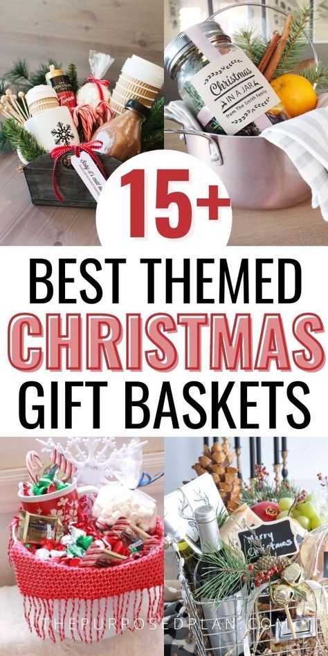 Heartwarming DIY Christmas gift baskets and Christmas gift basket ideas for women, Christmas gift basket ideas for families, and Christmas gift basket ideas for for friends. Christmas Gift Baskets For Family, Gift Basket Ideas For Families, Homemade Christmas Gift Baskets, Diy Christmas Gift Baskets, Gift Basket Ideas For Women, Best Christmas Gift Baskets, Family Gift Baskets, Homemade Gift Baskets, Christmas Gift Baskets Diy