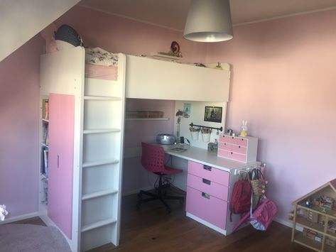 Stuva / Leiter links Ikea Stuva Bed, Ikea Stuva Loft Bed, Stuva Loft Bed, Ikea Loft, Ikea Loft Bed, Girls Loft Bed, Tiffany Room, Ikea Stuva, Kid Room