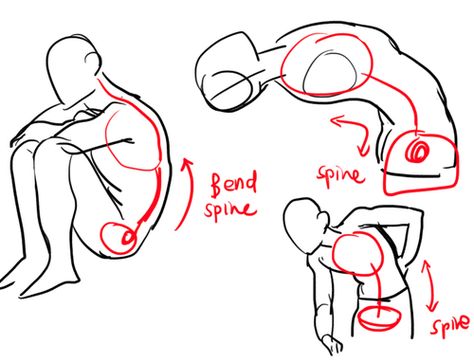 image Bad Posture Reference Drawing, Sitting Knees To Chest Pose Reference, Weird Sitting Poses, Hanging Pose Reference, Sitting Art Reference, Anatomy Tut, Oc Page, Back Reference, Art Is