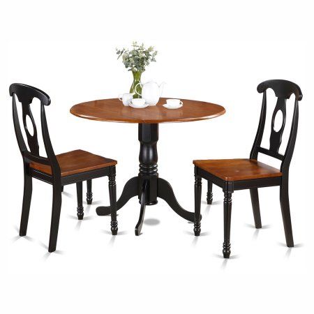 Small Black Kitchen Table, Wood Kitchen Chair, Small Kitchen Table, Small Kitchen Table Sets, Black Kitchen Table, Dinette Chairs, Round Dining Table Sets, Small Kitchen Tables, 3 Piece Dining Set