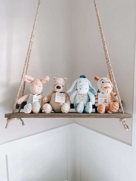 Pooh Nursery Ideas, Winnie The Pooh Nursery Ideas, Organization Nursery, Pooh Nursery, Baby Nursery Inspiration, Winnie The Pooh Nursery, Sweet Nursery, Baby Room Themes, Girl Nursery Room