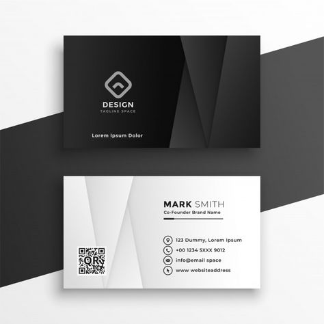 Black And White Business Cards, Business Card Design Black, Business Cards Layout, Graphic Design Business Card, Name Card Design, Professional Business Card Design, Business Card Design Inspiration, White Business Card, Visiting Card Design