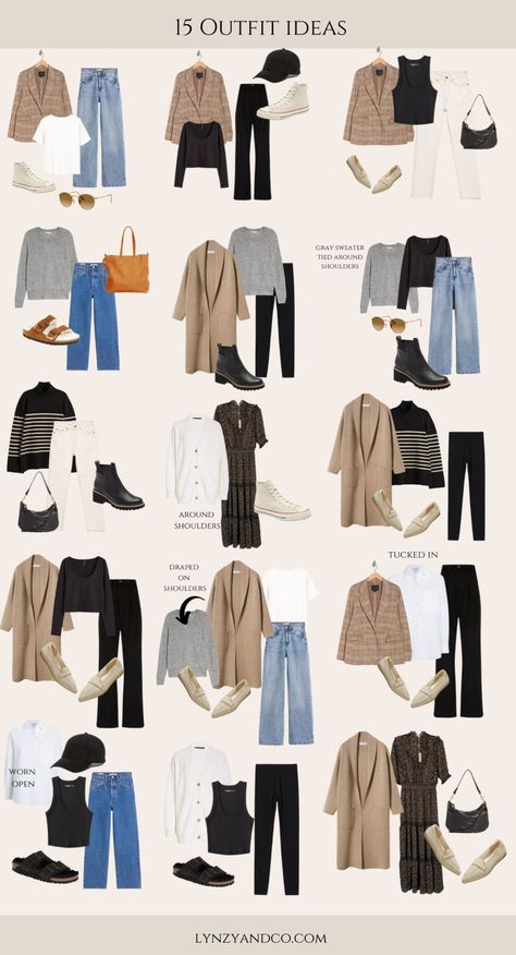 Minimalist Wardrobe Capsule, Capsule Wardrobe Women, Stile Hijab, Mode Hijabi, Capsule Wardrobe Outfits, Fashion Capsule Wardrobe, Populaire Outfits, Clothes And Shoes, Capsule Outfits