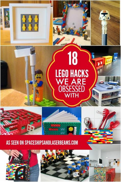 Lego Hacks, Lego Poster, Diy Lego, Lego Club, Lego Diy, Lego Activities, Lego Craft, Lego Room, Lego Storage