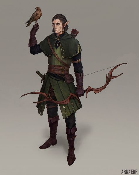 Druid Robes, Elf Ranger, Dnd Elves, Male Elf, Elf Characters, Character Portrait, Fantasy Races, Dungeons And Dragons Characters, Fantasy Armor