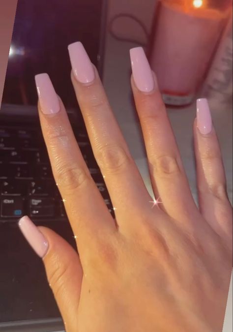 Cute Ballerina Nails Medium, Cute Nail Designs Coffin Medium, Pretty Nails Coffin Medium, Cute Simple Nails Coffin Medium, Nails Acrylic Ballerina Medium, Medium Length Coffin Acrylic Nails Pink, Coffin Shape Pink Nails, Narrow Coffin Acrylic Nails, Back To School Nails Acrylic Medium