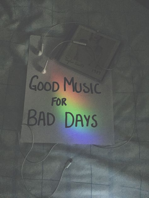 Good music for bad days ❗️ Good Music For Bad Days Aesthetic, Good Music For Bad Days, Hey Quotes, Insta Collage, Ava Core, Music Soul, The Artist Movie, Mental Health Facts, Couple Hands