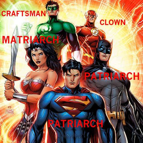 The core group of the Justice League has another dual patriarch rivalry between Superman and Batman. | Here's The Formula For Every Group Of Characters In Pop Culture Justice League Art, Art Dc Comics, Justice League Comics, Univers Dc, Marvel Fanart, Justice League Of America, The Justice League, Arte Dc Comics, Comics Characters