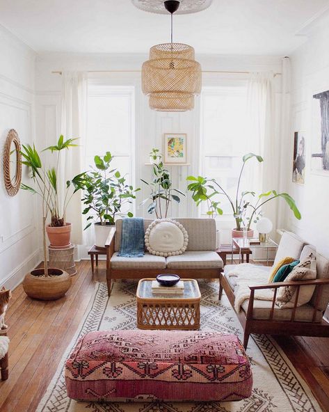 Scandinavian Design Living Room, Boho Chic Living Room, Living Room Scandinavian, Vintage Living Room, Chic Living Room, Decoration Inspiration, Room Decorations, Boho Living Room, Home Design Decor