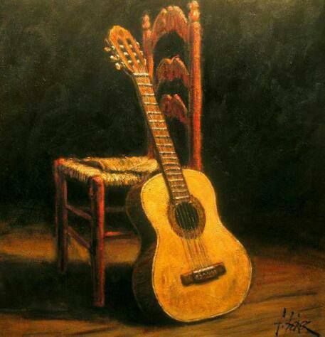 Flamenco guitar pic. Fabian Perez, Acoustic Guitar Photography, Guitar Drawing, Art Musical, Guitar Photography, Guitar Painting, Music Illustration, Music Painting, Feather Hair