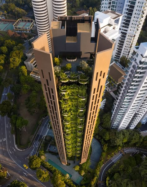 Heatherwick Studio, Biophilic Architecture, Singapore Architecture, Green Tower, Thomas Heatherwick, High Rise Apartments, High Building, Modern Architecture Building, Skyscraper Architecture