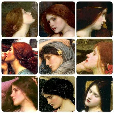 Waterhouse faces! Waterhouse Paintings, Pre Raphaelites, John Waterhouse, John William Godward, Pre Raphaelite Paintings, Pre Raphaelite Art, John William Waterhouse, William Turner, Pre Raphaelite