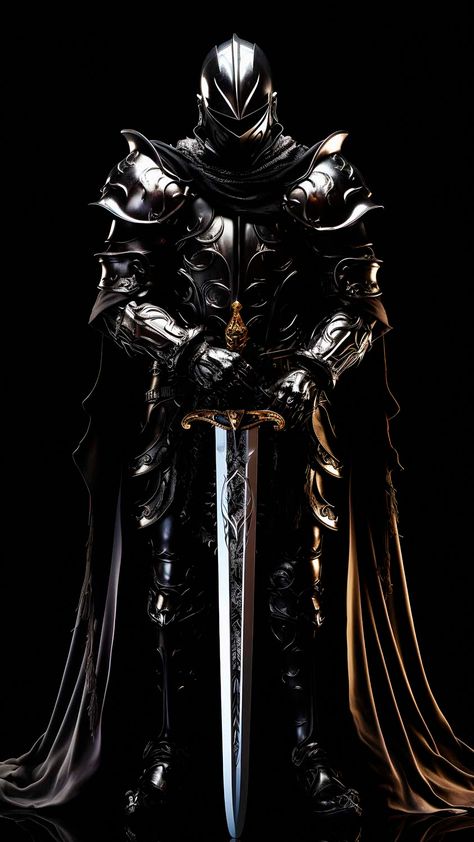 The Knight iPhone Wallpaper 4K - iPhone Wallpapers God Comes First, Paladin Armor, Iphone 13 Wallpaper, 13 Wallpaper, Iphone Wallpapers Hd, Iphone Wallpaper 4k, Wallpapers Ipad, Japanese Monster, Warriors Wallpaper