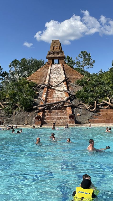 Complete Guide to staying at Disney's Coronado Springs Resort - KennythePirate.com Disney Coronado Springs Resort, Coronado Springs Disney World, Coronado Springs Resort, Coronado Springs, Movies Under The Stars, Leisure Pools, Disney World Hotels, Resort Pools, American Southwest