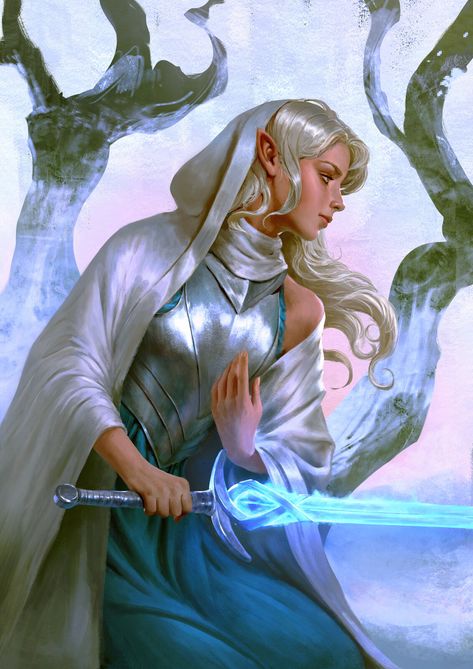 Elven Woman, Dnd Elves, Elf Characters, Female Elf, Elf Art, Characters Design, Fantasy Portraits, Dungeons And Dragons Characters, Dnd Art