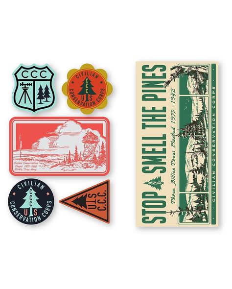 All Posts • Instagram Conservation Corps, Three Million, Civilian Conservation Corps, The Pines, Outdoor Stickers, Die Cut Stickers, Us History, Bumper Sticker, Where The Heart Is