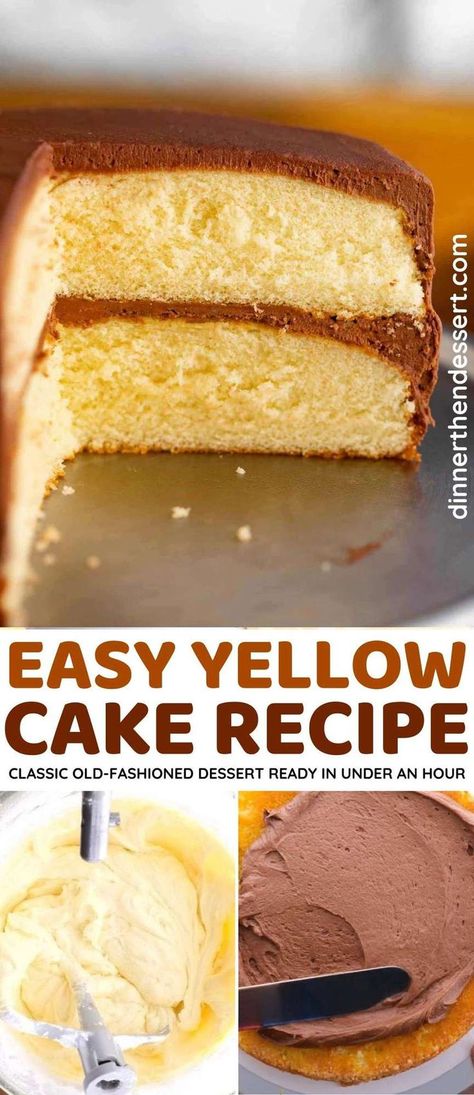 How To Make Cake Moist And Fluffy, Yellow Blender Cake Milk Street, Yellow Chocolate Cake, Easy Yellow Cake Mix Recipes, Moist Yellow Cake Recipe From Scratch, Cake Recipe Using Cake Flour, Yellow Cake Recipes, Easy Yellow Cake Recipe, Basic Yellow Cake Recipe