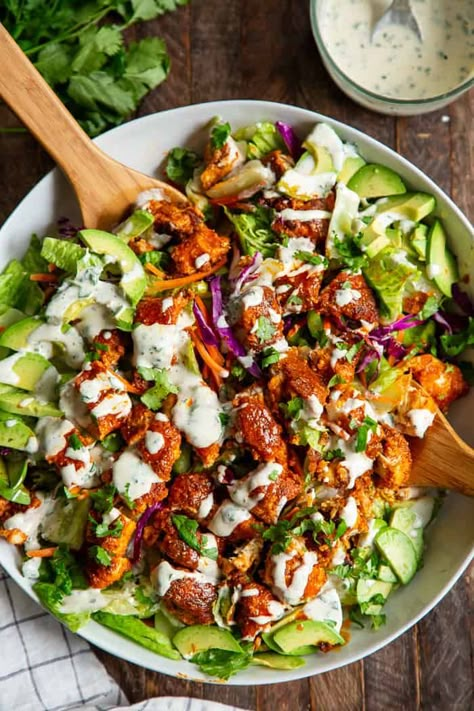 Buffalo Chicken Salad Recipe, Salad Calories, Chicken Celery, Salad And Dressing, Salad Keto, Buffalo Chicken Salad, Paleo Salads, Keto Salad, Whole30 Keto