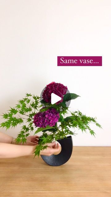 5 SENSES on Instagram: "One vase, endless possibilities 🌿✨Watch how a single vase transforms with each ikebana arrangement.
Which arrangement speaks to you the most? 🤔Comment below and share your favourite look!👇

#ikebana
#ikebanaart
#floraltransformation 
#japaneseaesthetics 
#designinspo 
#creativeflorals
#sogetsu
#いけばな 
#草月 
#草月流 
#生け花 
#花のある空間 
#花のある生活 
#5senses❤️" Ikebana Sogetsu, Sogetsu Ikebana, Ikebana Arrangements, Endless Possibilities, Ikebana, Floral Design, Vase, Floral, Instagram